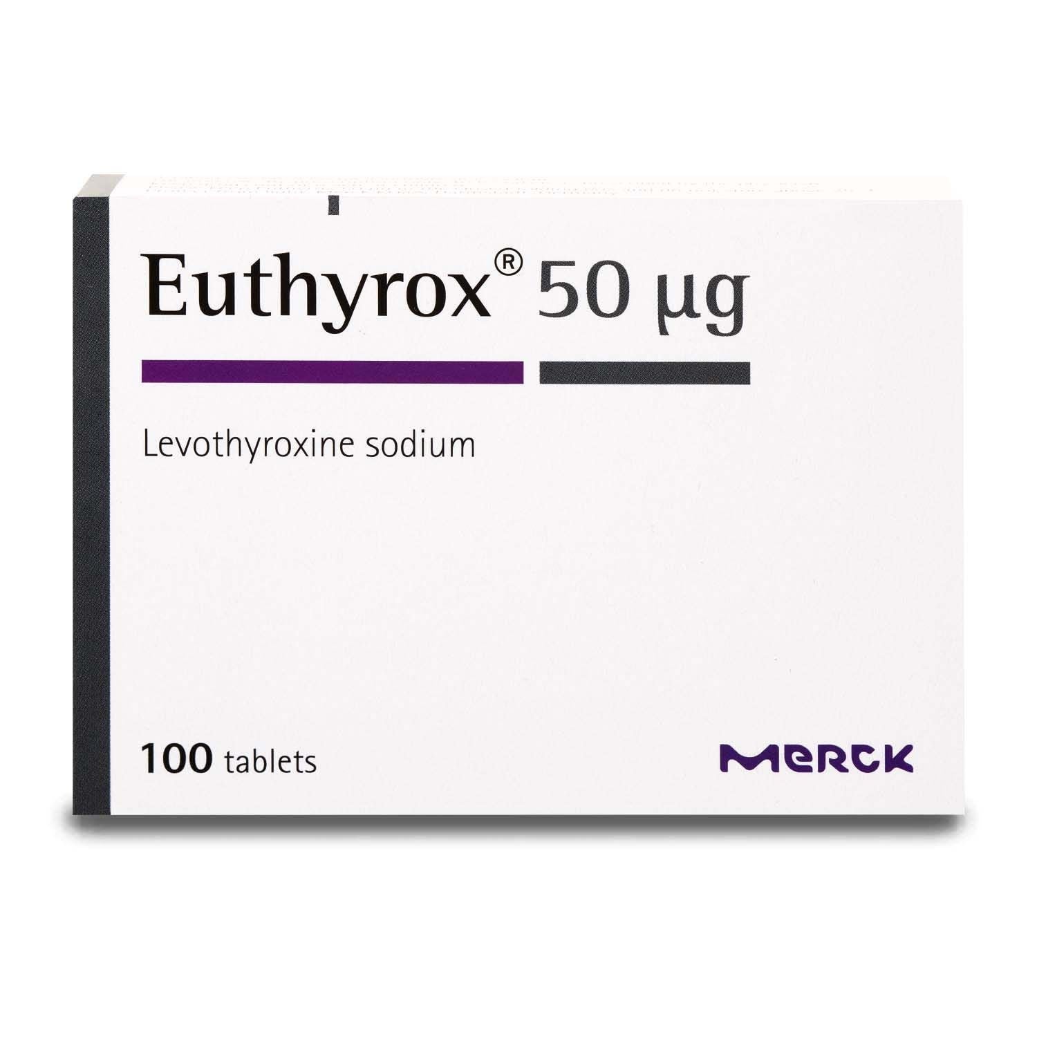 EUTHYROX 50MCG 100 TAB.